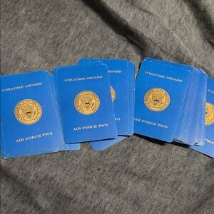 Vintage 80s American Air Force Two Vice President Playing Cards